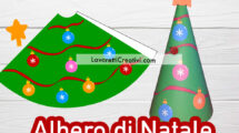 albero natale cono carta