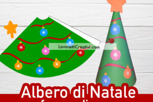 albero natale cono carta