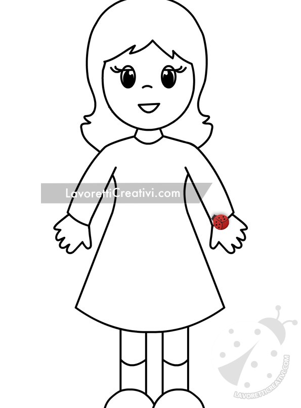 bambina disegno