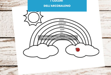 colori arcobaleno disegno