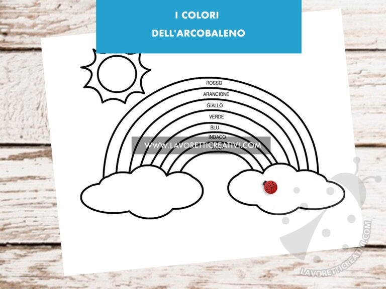I colori dell'arcobaleno - Lavoretti Creativi