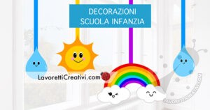 Nuvole e arcobaleno da appendere