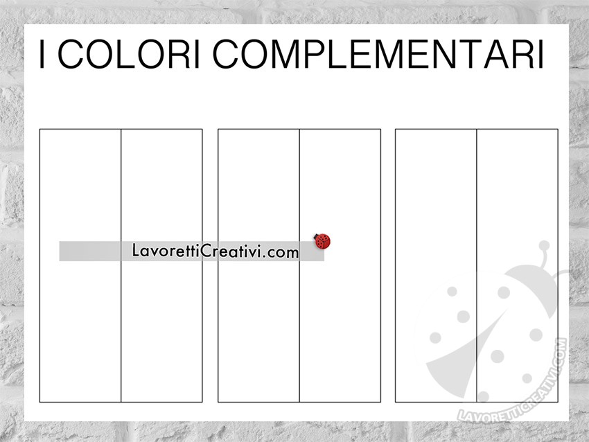 scheda colori complementari