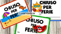 cartelli chiuso ferie