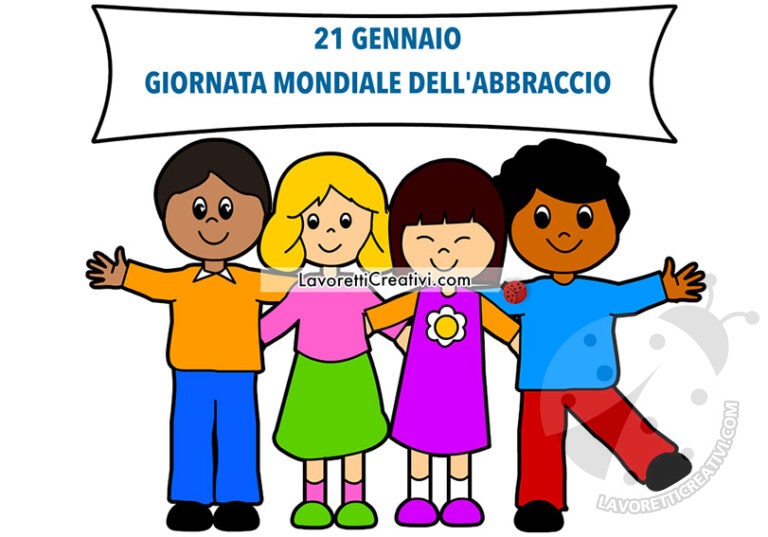 21 gennaio Giornata mondiale dell'abbraccio Lavoretti Creativi