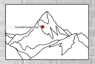 montagne innevate