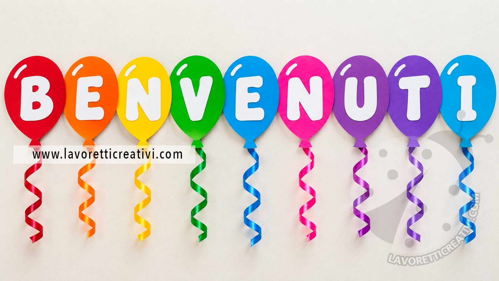 Striscione Benvenuti con palloncini 7 striscione benvenuti con palloncini