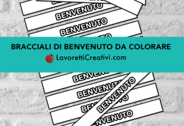 bracciali carta benvenuto