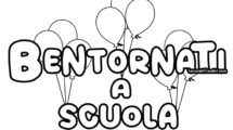 scritta bentornati a scuola