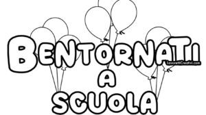 scritta bentornati a scuola