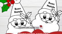 babbo natale da appendere