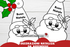 babbo natale da appendere