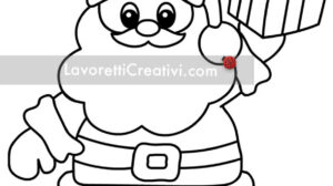 babbo natale pacco regalo