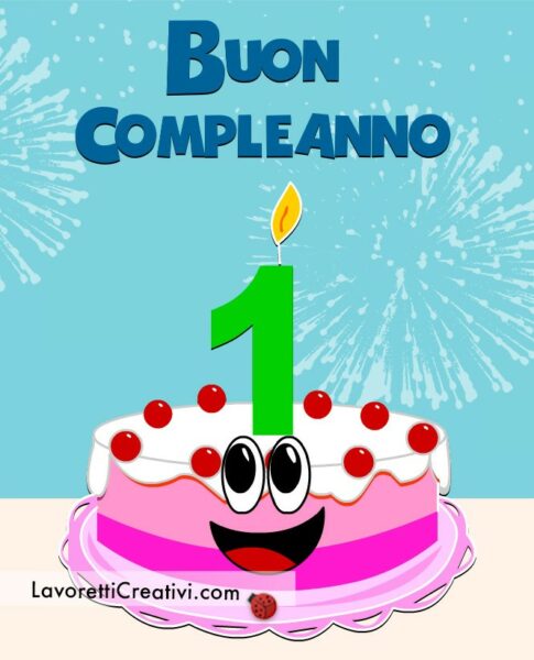 buon compleanno 1 anno