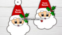decorazioni babbo natale
