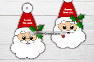 decorazioni babbo natale