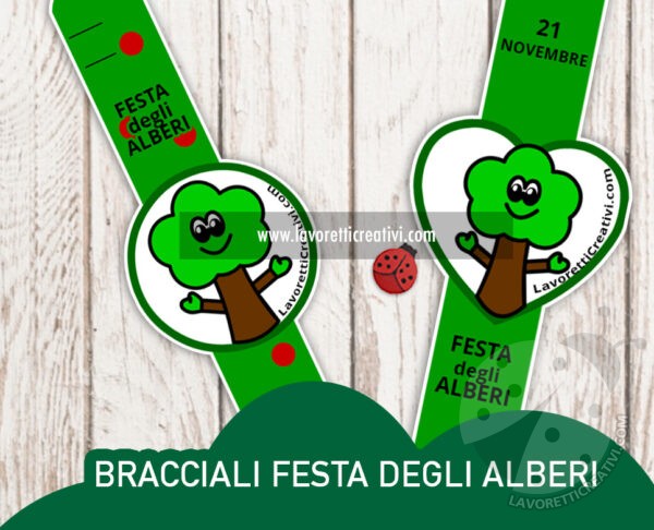 bracciali festa alberi