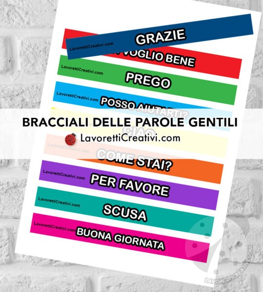 bracciali parole gentili