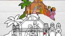piccolo presepe carta