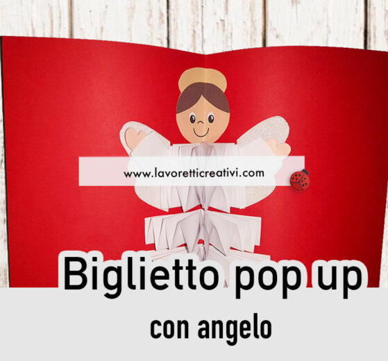 Biglietto con angelo pop up 9 biglietto angelo pop up