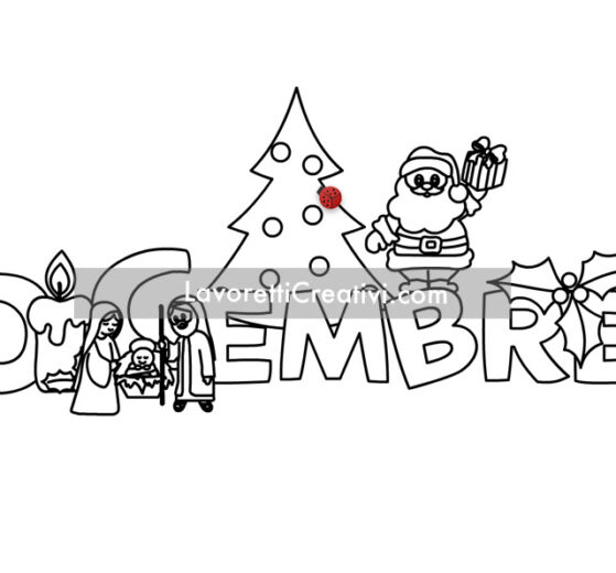 Scritta dicembre 8 scritta dicembre