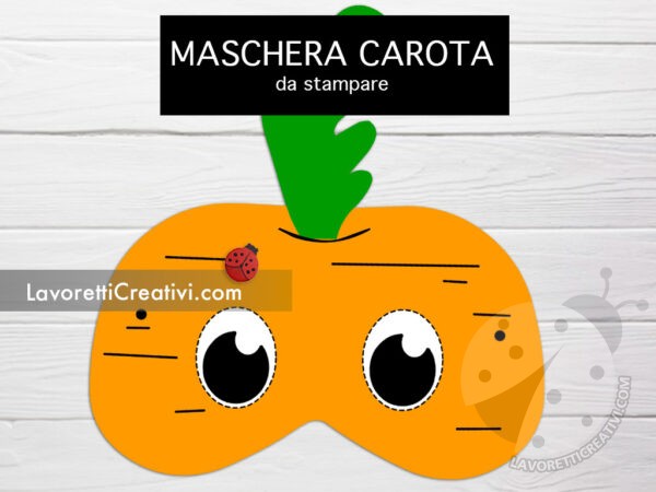 maschera carota