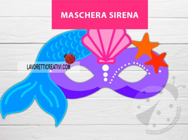 maschera sirena