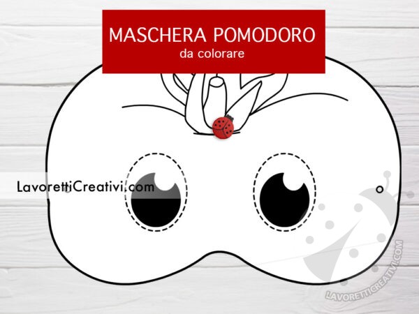 pomodoro maschera carta