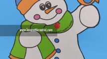 pupazzo di neve 3d