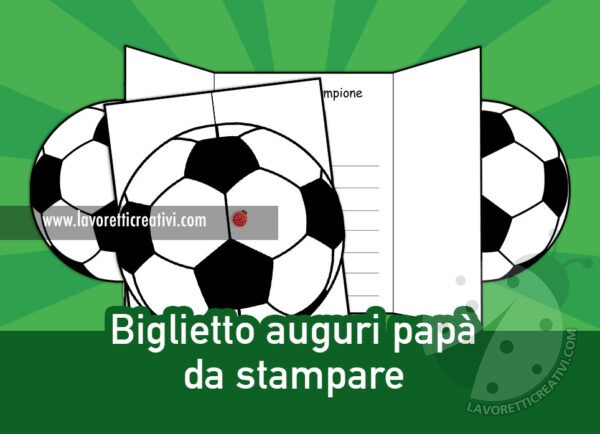 Biglietto Di Natale Second Ave Con Calcio - Qualità Premium Con Busta - 210x148 Mm - 2
