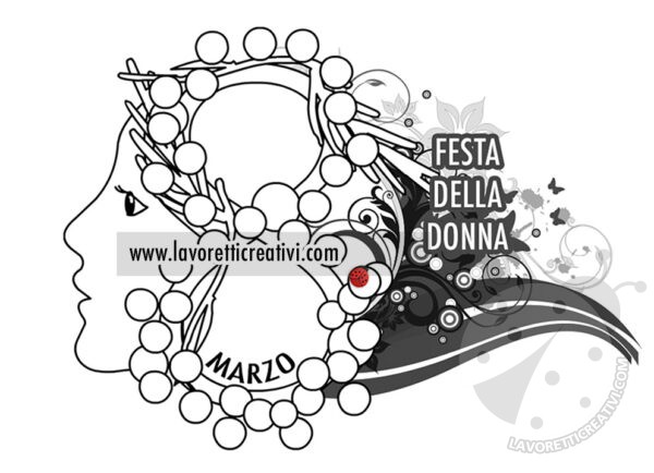 disegno festa donna