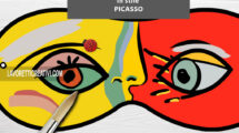 maschera carnevale picasso