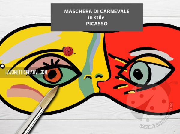 maschera carnevale picasso