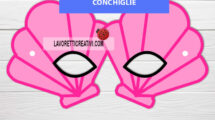 maschera conchiglie sirena