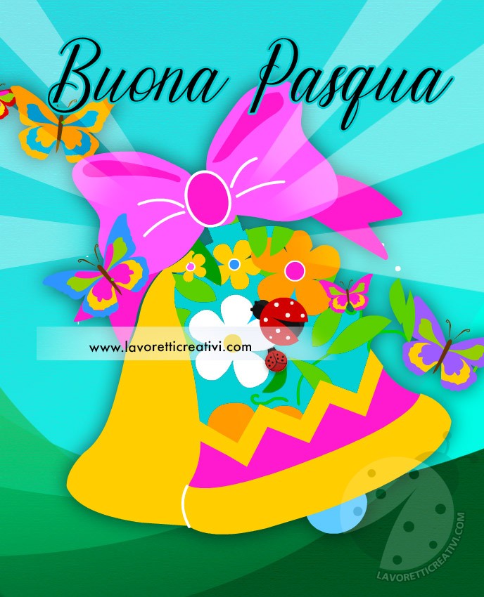 auguri buona pasqua campane