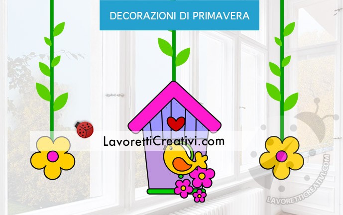 decorazioni primavera scuola