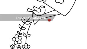 disegno primavera annaffiatoio