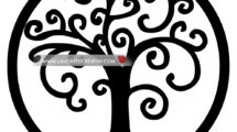 albero della vita silhouette