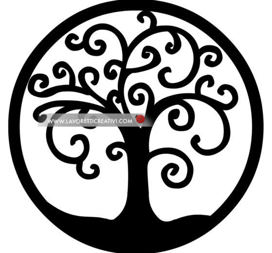 albero della vita silhouette