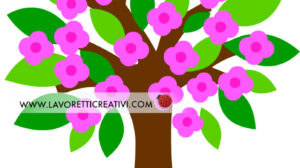 albero fiori rosa