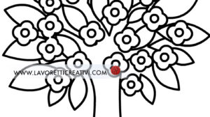albero primavera disegno