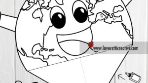 pianeta terra 3d lavoretto