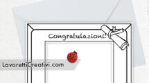 biglietto congratulazioni fine scuola