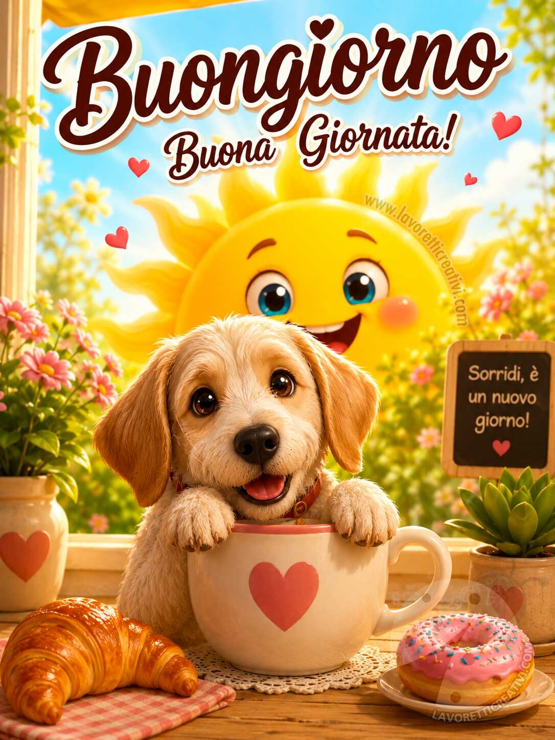 Buona giornata immagini nuove 7 buona giornata immagini nuove con cagnolino e sole