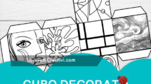 cubo decorato