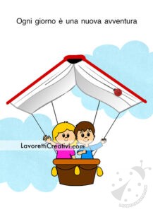 Bambini in mongolfiera