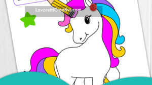 copertina unicorno a colori