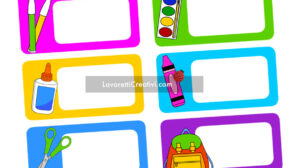 etichette quaderni scuola