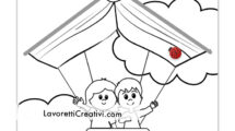 mongolfiera con bambini