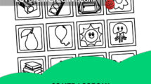 contrassegni scuola da colorare